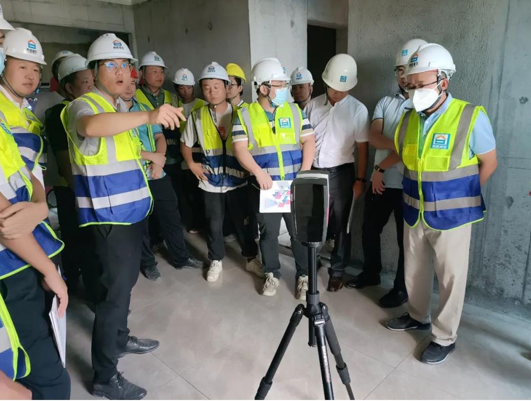 交流研讨|中建五局华南公司赴爱游戏手机入口官网-爱游戏（中国）
科技建造项目考察交流